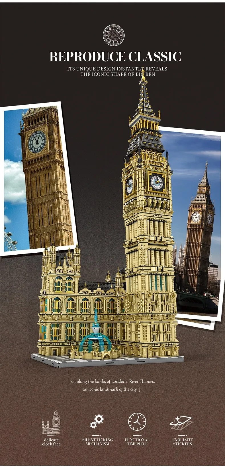 Mattoncini REOBRIX 55012 - Big Ben - 13 825 elementi