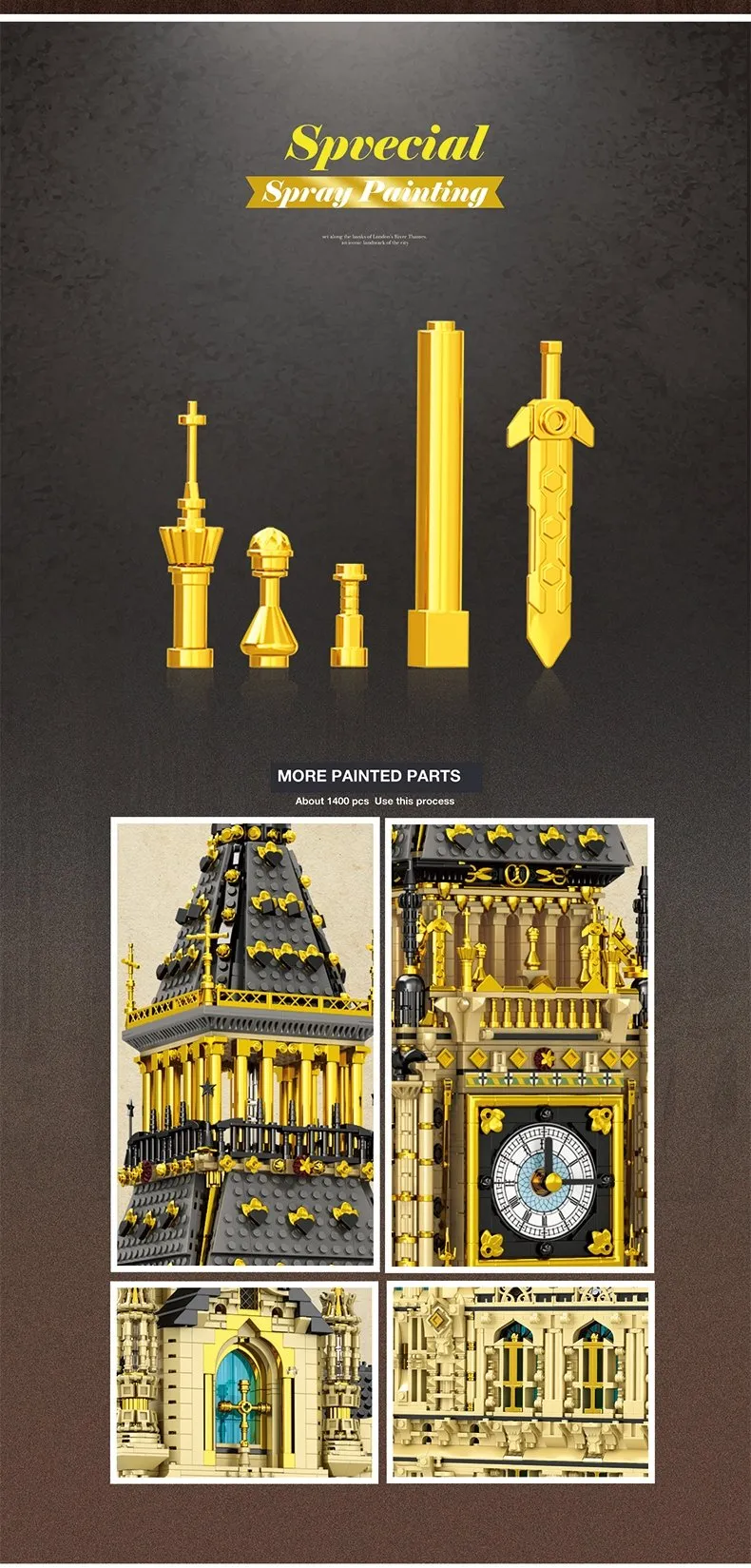 Mattoncini REOBRIX 55012 - Big Ben - 13 825 elementi
