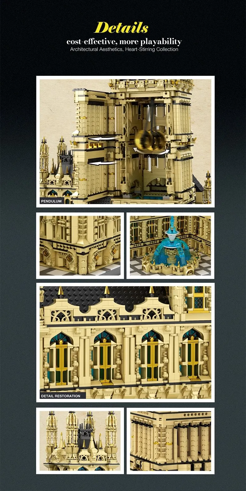 Mattoncini REOBRIX 55012 - Big Ben - 13 825 elementi